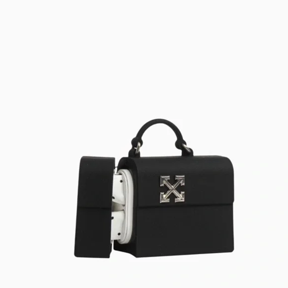 SALE!!! Off-White unisex Logo AirPods case NWB - Picture 2 of 9